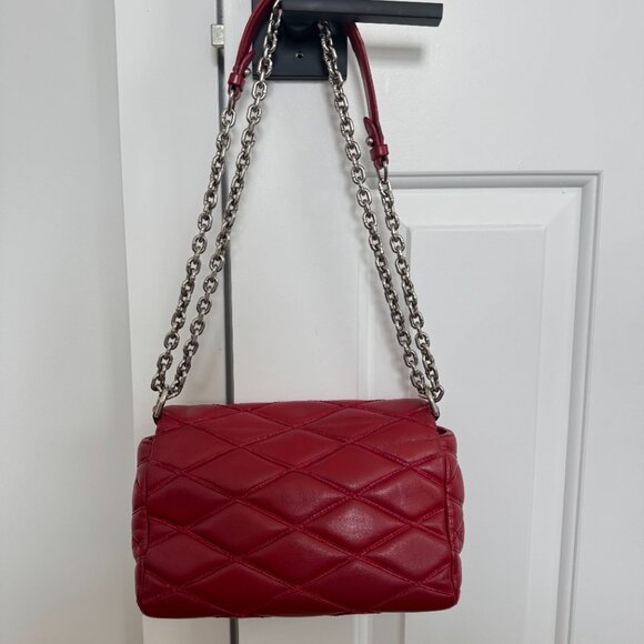 Louis Vuitton Red GO-14 Malletage PM Bag - Picture 7 of 13